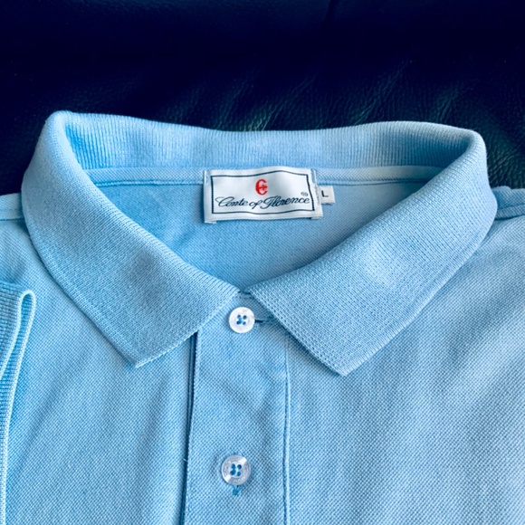 Conte of Florence Polo Shirt Men’s Size L - Picture 6 of 6